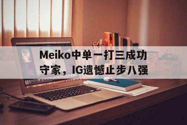 金年会app-Meiko中单一打三成功守家，IG遗憾止步八强